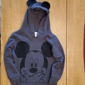 Mickey Mouse Hooded Long-sleeve Shirt